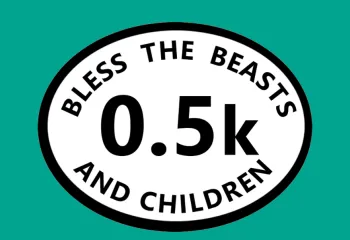 Graphic image of a Bless the Beasts and the Children 0.5K logo